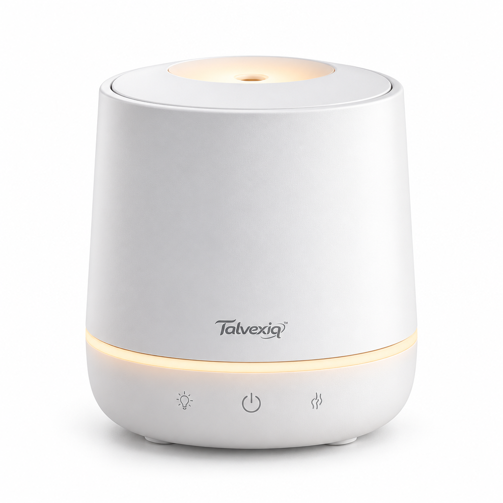 Talvexiq™ AuraMist 300 Aroma Diffuser – Ultrasonic Essential Oil Diffuser, 10 oz Cool Mist, Ambient Light & Auto Shutoff