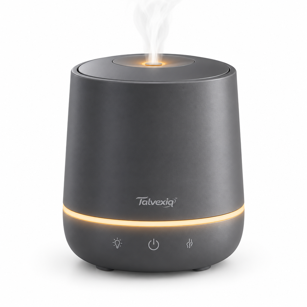 Talvexiq™ AuraMist 300 Aroma Diffuser – Ultrasonic Essential Oil Diffuser, 10 oz Cool Mist, Ambient Light & Auto Shutoff