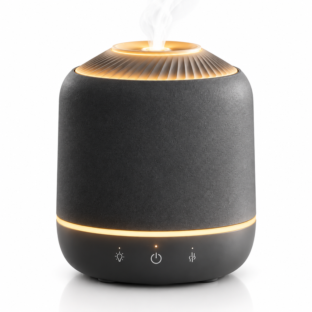 Talvexiq™ HaloScent 500 Aroma Diffuser – 17 oz Ultrasonic Essential Oil Diffuser with Timer & Warm Ambient Glow