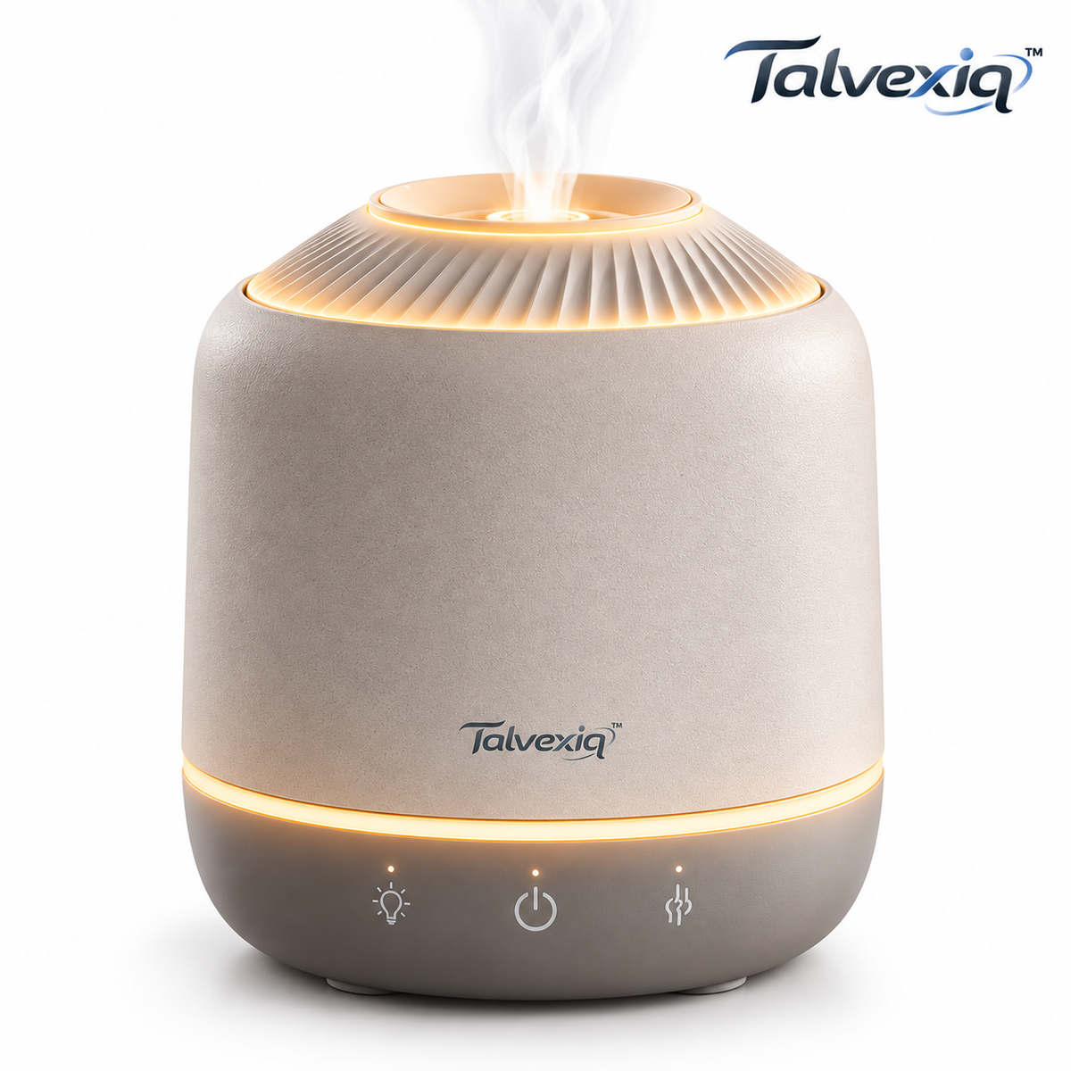 Talvexiq™ HaloScent 500 Aroma Diffuser – 17 oz Ultrasonic Essential Oil Diffuser with Timer & Warm Ambient Glow